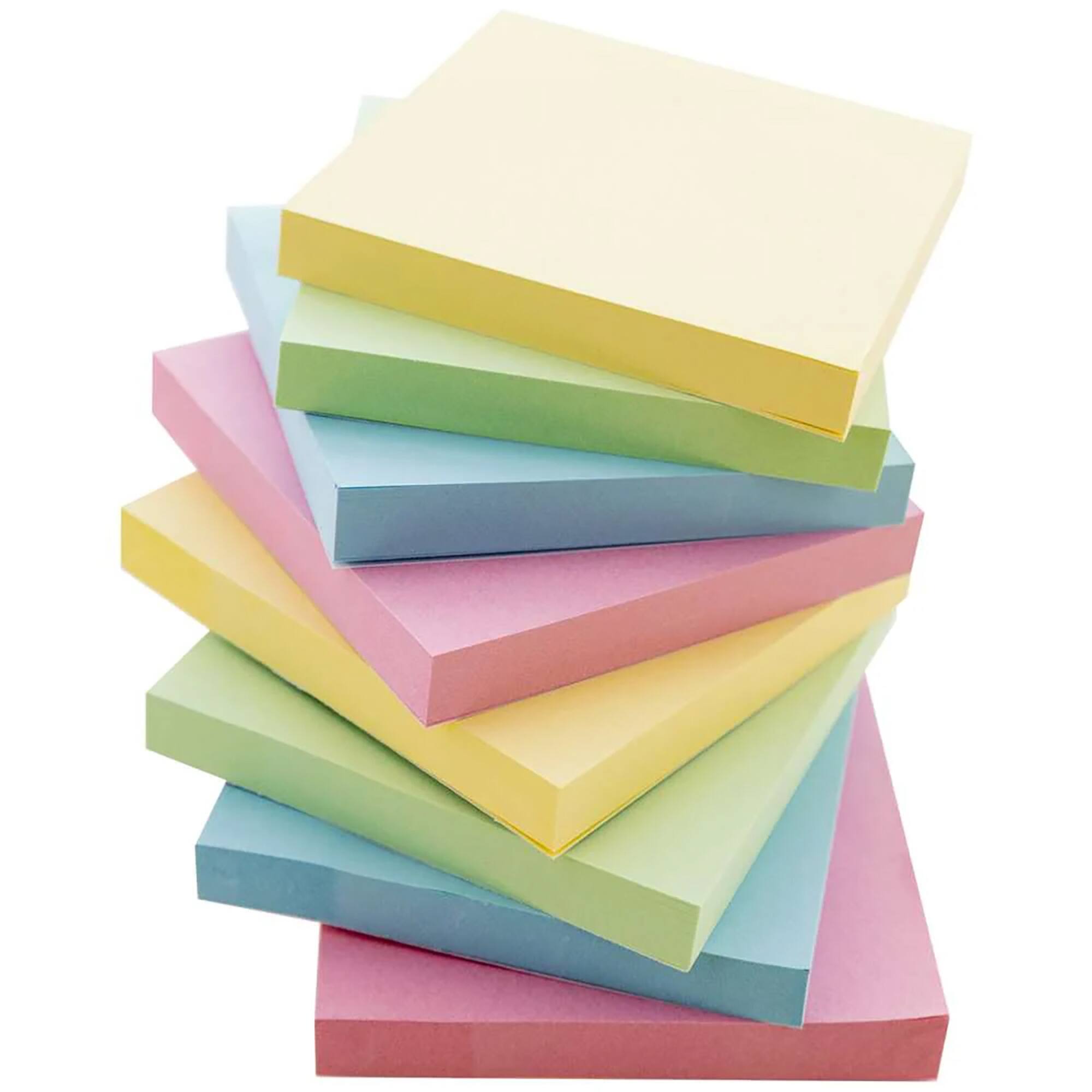 BAZIC Products® 3" x 3" Assorted Sticky Notepads